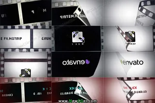 老电影胶片模板