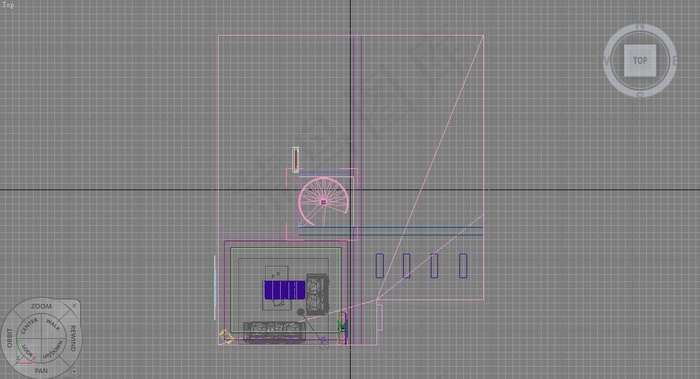 大厅楼梯3D模型