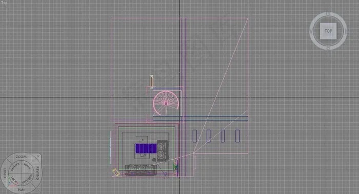 大厅楼梯3D模型