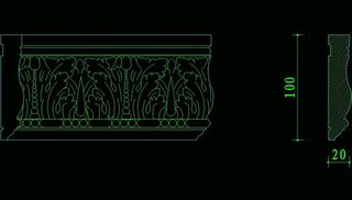 欧式构造 室内常用饰线图片