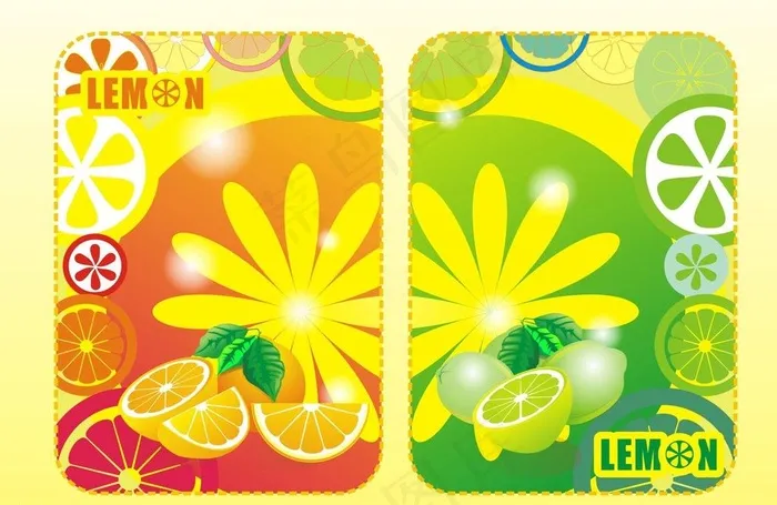 柠檬素材_lemon图片cdr矢量模版下载