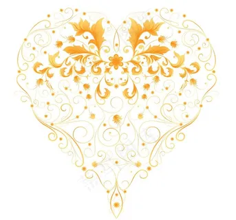 心形花纹图片
