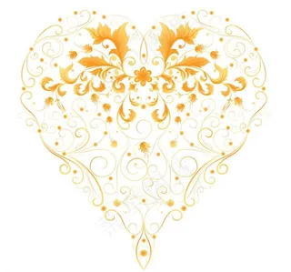 心形花纹图片