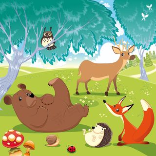 绿色背景矢量图