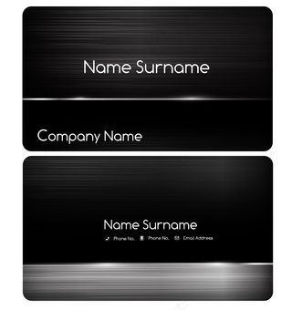 通用商务名片黑金名片贵宾卡白金科技...