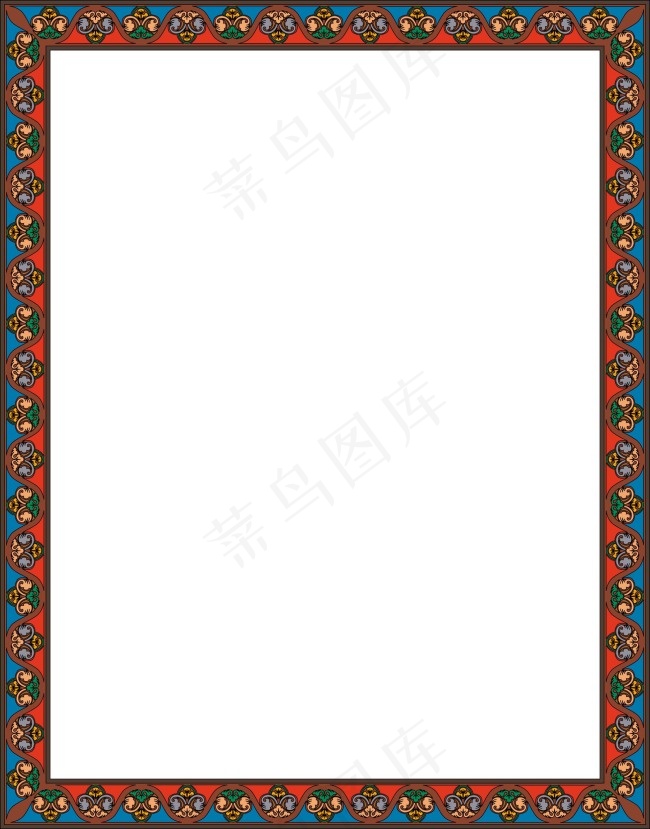 精美古典边框psd模版下载