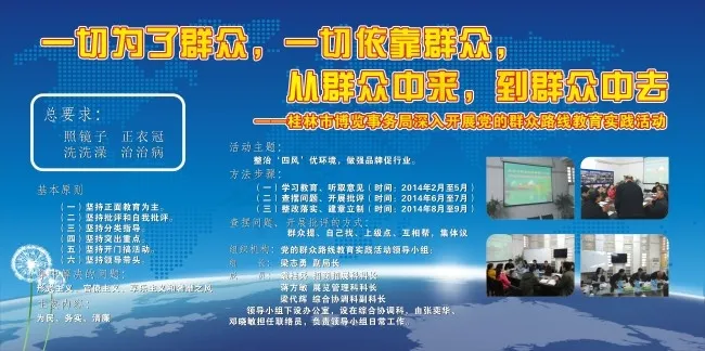 走群众路线板报cdr矢量模版下载