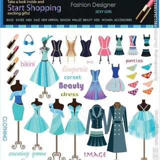 时尚女性服装图片