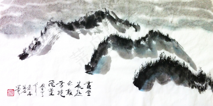 聚马凉石 绘画书法