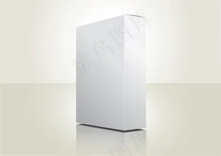 白色纸盒包装样机