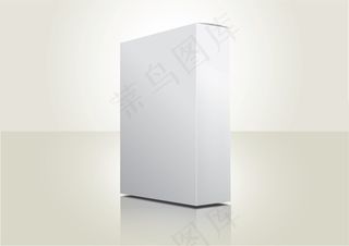 白色纸盒包装样机