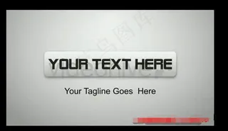 白色立体方块拼接logo标志演绎A...