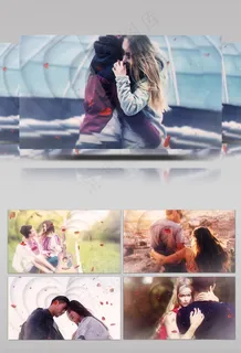 唯美浪漫花瓣婚礼情侣AE模板 唯美浪漫花瓣婚礼情侣AE模板