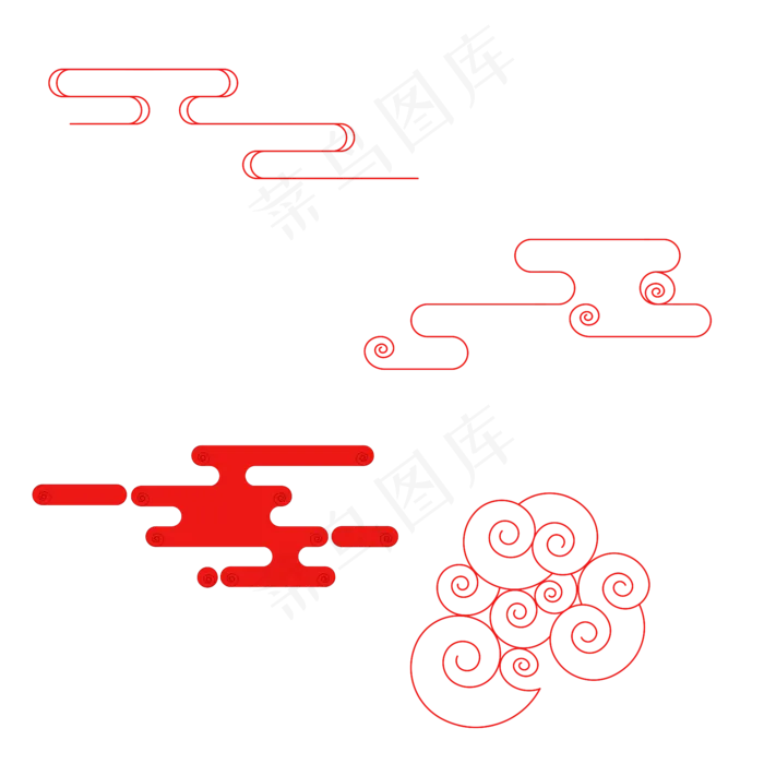 云中国风祥云古风云png