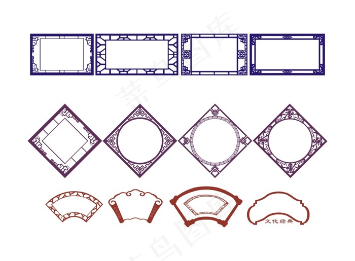 古典边框图片cdr矢量模版下载