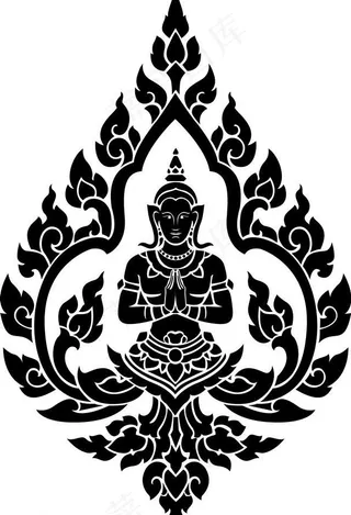 泰国佛教标志图片