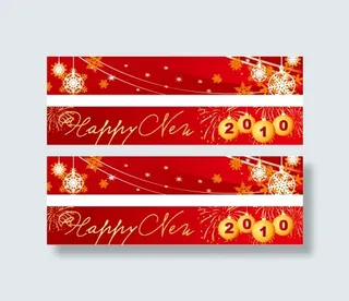 2010新年背景矢量图下载