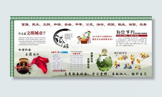 讲文明树新风 十项内容展板图片