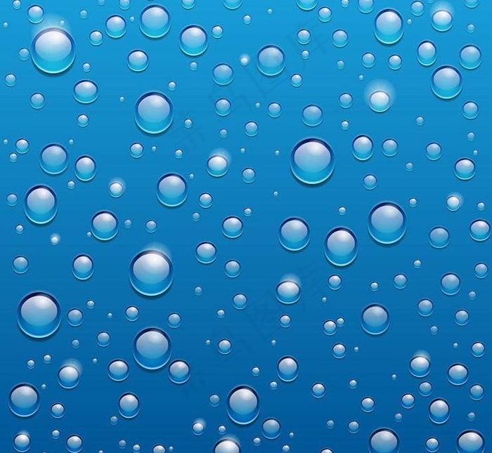 水珠水泡水滴背景图片