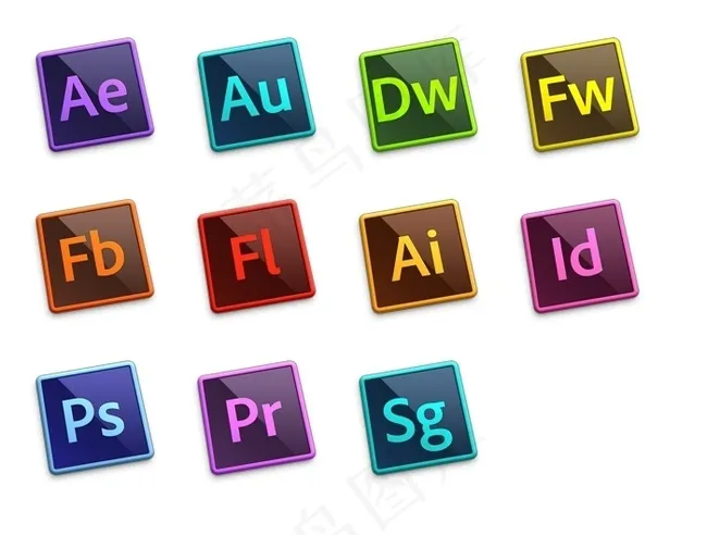 Adobe软件系列图标下载