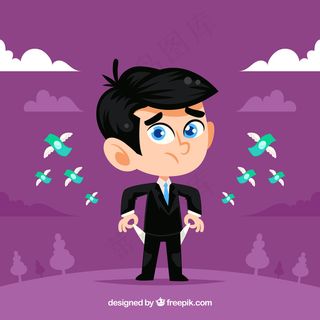 卡通人物扁平化可爱各种职业矢量素材