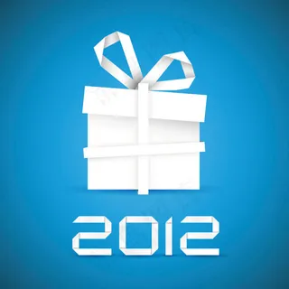 折纸礼盒——矢量素材