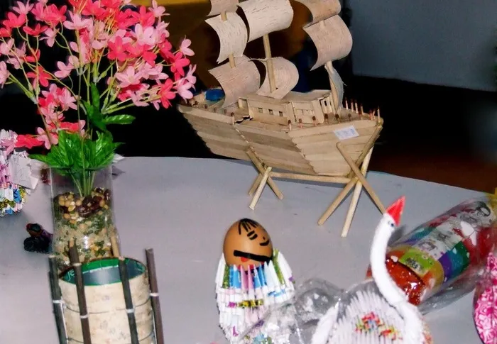 美术展览手工作品图片