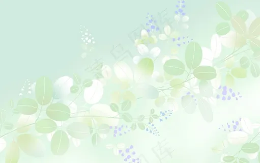 卡通浅绿色背景 卡通浅绿色背景