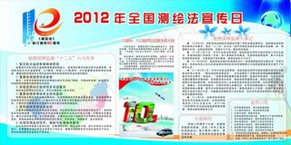 全国测绘法宣传日展板