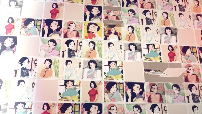 相册翻转照片墙图片组合展示相册翻转照片墙图片组合展示ai矢量模版下载