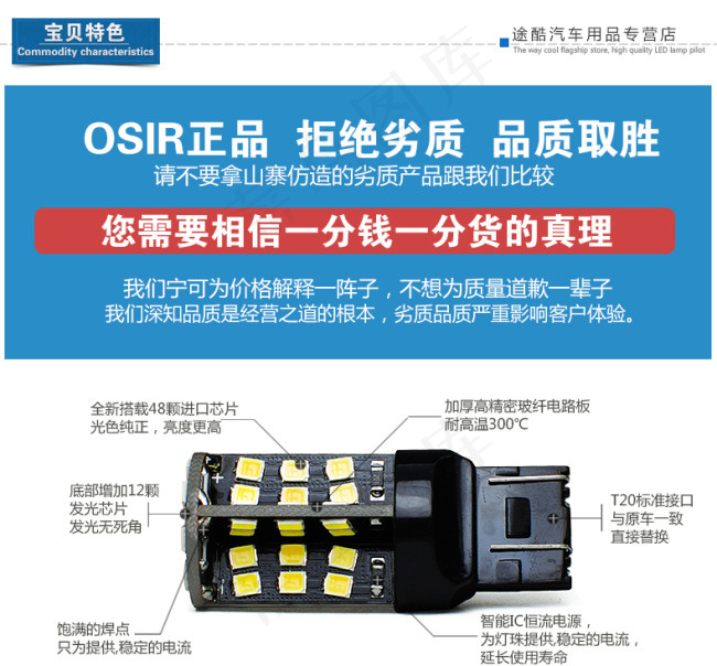 LED车灯剖析psd模版下载