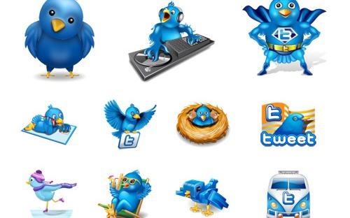 100个twitter可爱创意图标