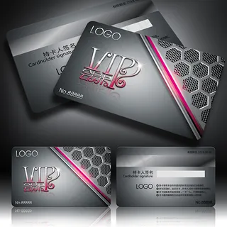 VIP会员美容卡模板