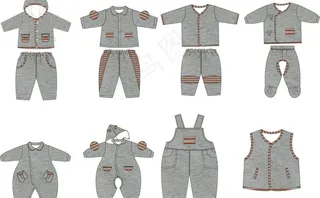 婴童冬装宝宝套图片