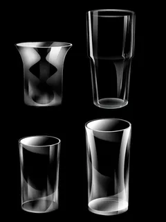 玻璃杯效果图图片