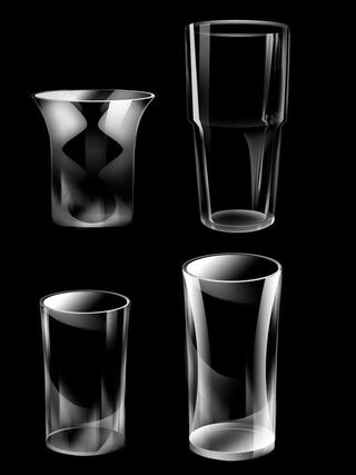 玻璃杯效果图图片