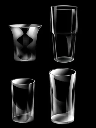 玻璃杯效果图图片