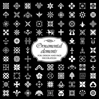 欧式花纹边框矢量素材