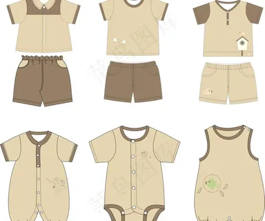 婴童夏装款式图图片
