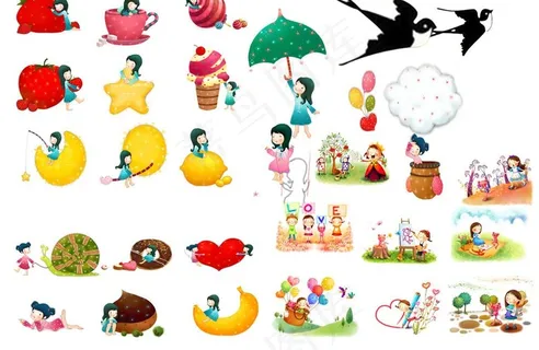 儿童节卡通人物图片