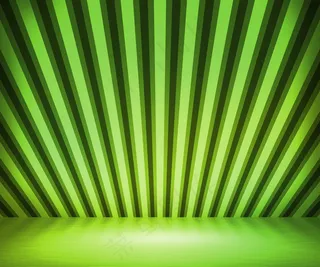 绿色条纹背景放映室