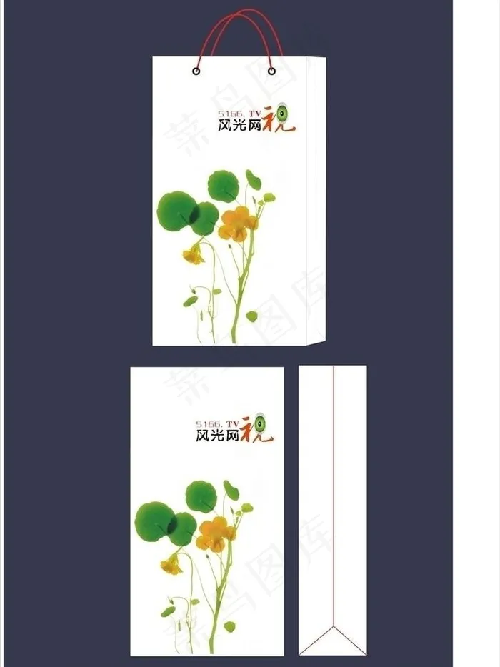 企业手提袋图片cdr矢量模版下载