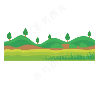 绿色草地树木森林免抠图绿色草地树木森林免抠图