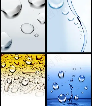 动感水珠背景图片