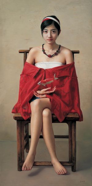 写实古典油画人物图片