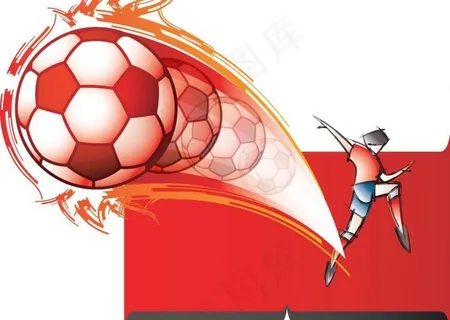 卡通足球漫画图片