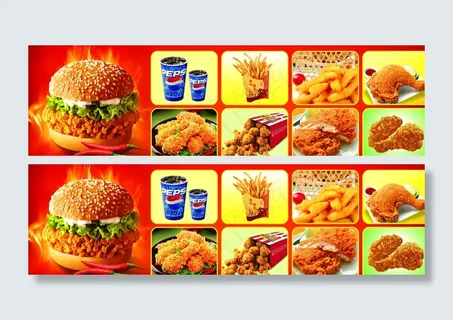 快餐彩页图片