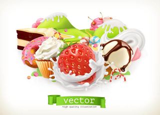 卡通幼儿园插画矢量集合