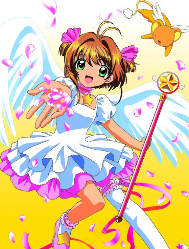 卡通人物ai矢量模版下载