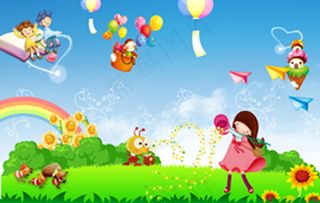 幼儿园背景图